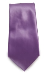 Fialová jednobarevná mikrovláknová kravata
