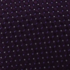 Fialová úzká hedvábná kravata s jemným vzorkem